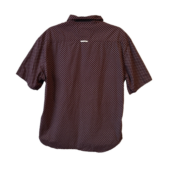 Level Ten Men’s XL Retro Preppy Short Sleeve Button Down Shirt Business Office - Picture 3 of 11